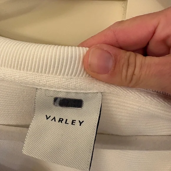 Varley Vine Cream Quarter-Zip Pullover Sweater XS EUC - Picture 11 of 11